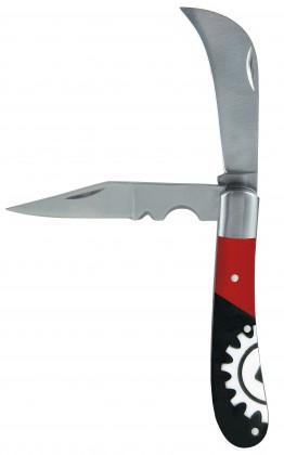 Pro-blade electrician’s pocketknife with 2 blades - on card