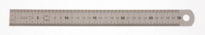 Workshop ruler - stainless steel - semi-rigid