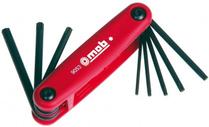 Torx key set, 8 pieces