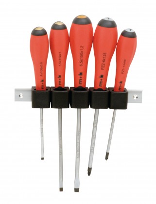 Screwdriver set, 5 pieces - pozidriv