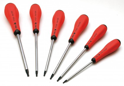 Set of 6 screwdrivers