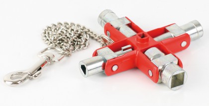 Universal key, on card