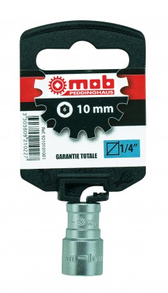 6-point socket, 1/4'' on card