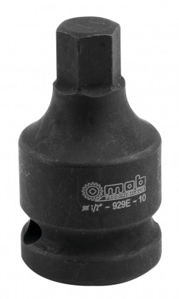 Impact hex screwdriver socket 1/2''