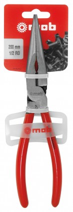 Half-round nose pliers, on card