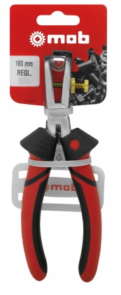 Adjustable wire stripping pliers on card