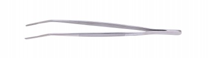 Bent rounded tweezer