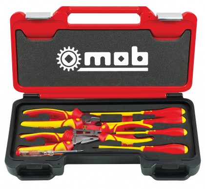 Fusion box - pliers and screwdriver set, 8 pieces - vde