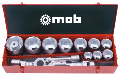 Socket set - 17-pieces, 1''