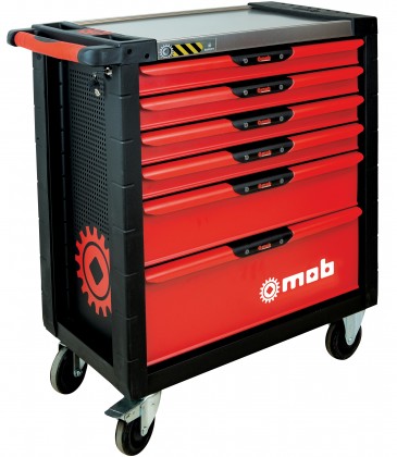 Xliner ‘safety’ tool trolley with 6 drawers - 4 units