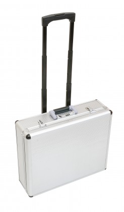 Aluminium trolley case, empty