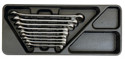 Unit with 9 open-ended spanners