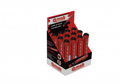 ‘pocket’ inspection lamp with led strip - in 12-item display box