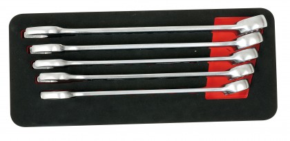 Foam insert unit with 5 combination spanners