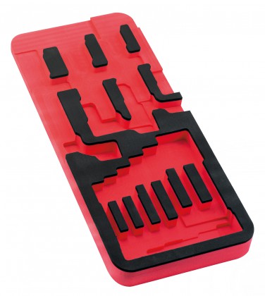 Empty foam module for 13 6x6 pipe wrenches