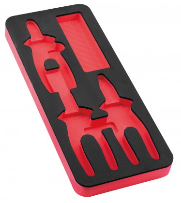 Empty foam module for 3 clamps