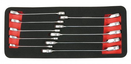 Foam insert unit with 10 combination spanners