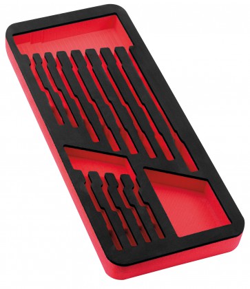 Empty foam module for 12 combination keys