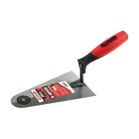 Bi-material handle trowels