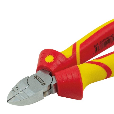 Diagonal cutting nippers & wire stripper